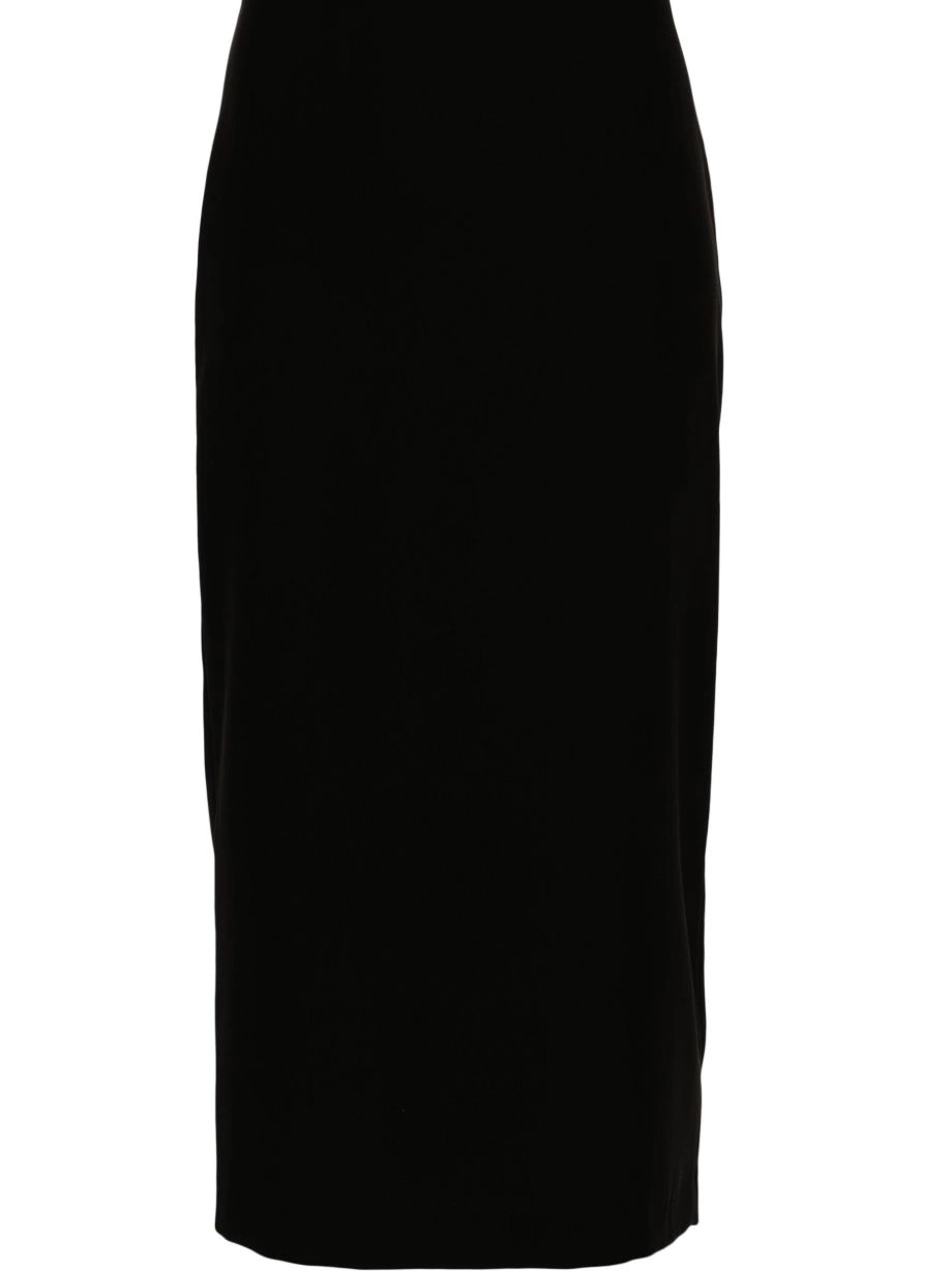 logo-waistband skirt Couture Jeans midi Versace Women 0704